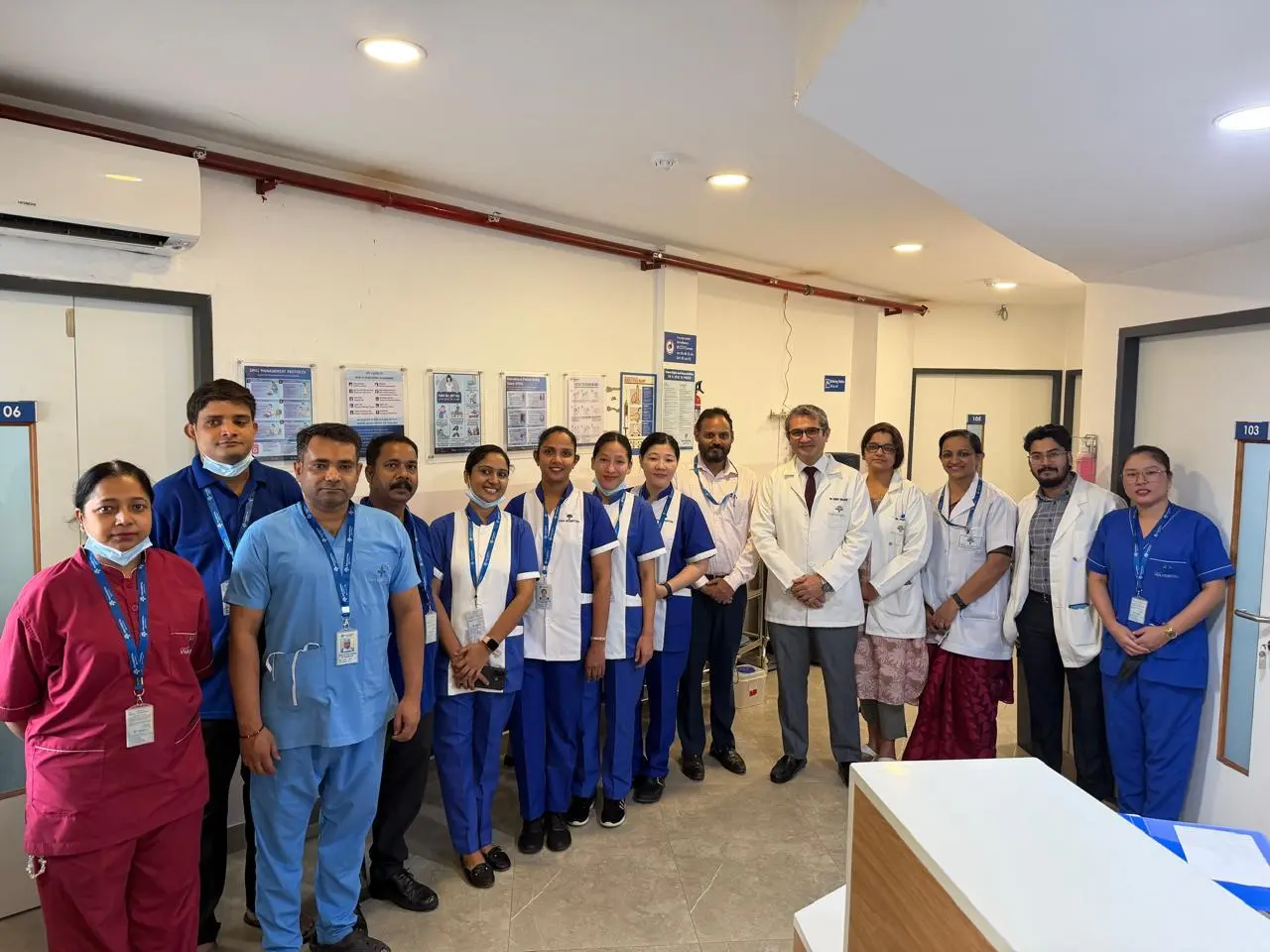 VNA Hospital medical team